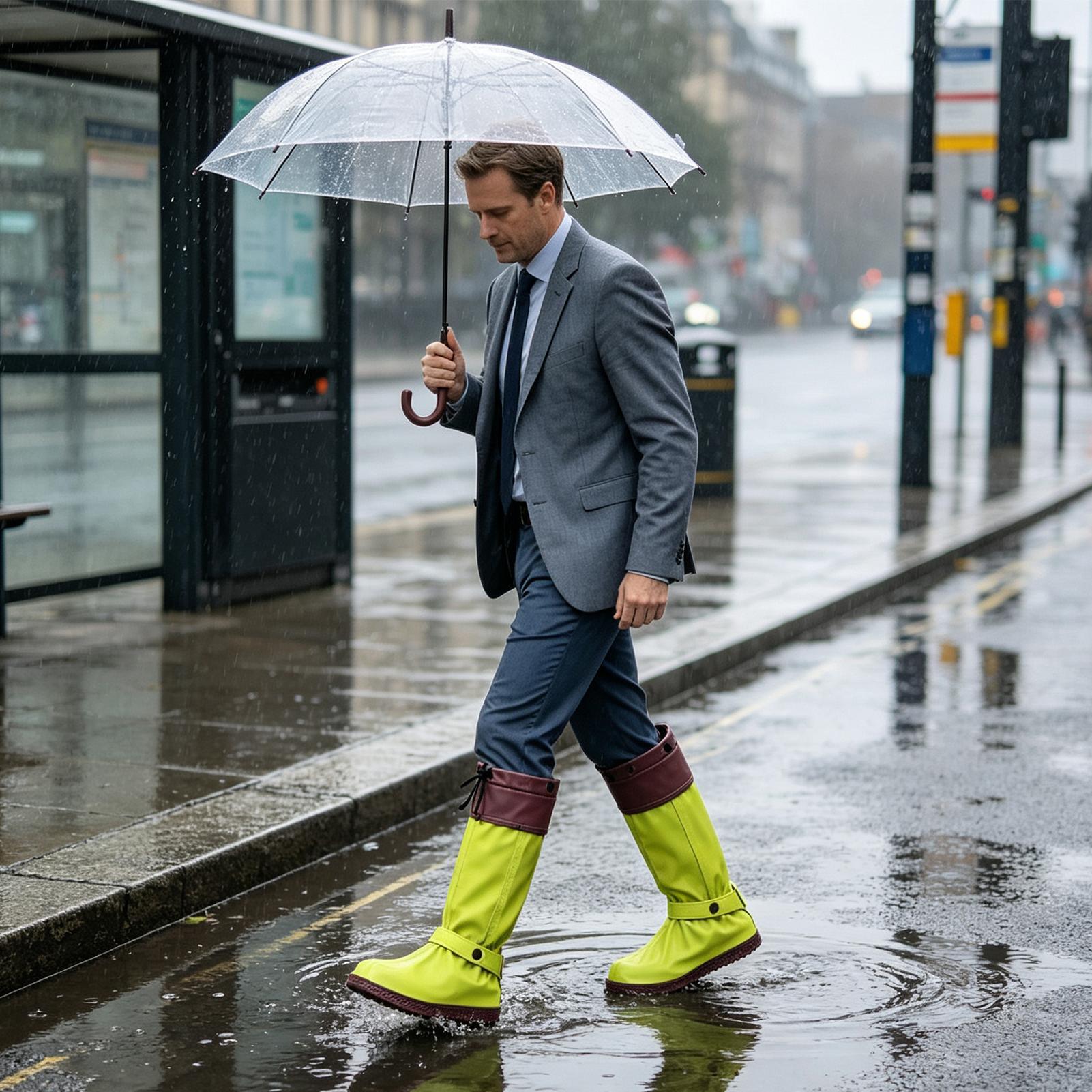 Copriscarpe antipioggia con ce - Cycling Commute In Rain recensione e prezzo